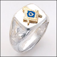 Sterling Silver Masonic Ring #62